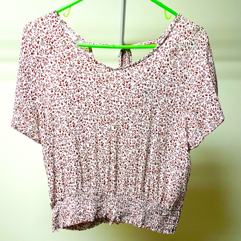 Paper Crane Cropped Top